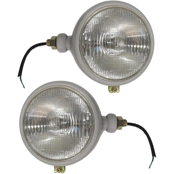APSMOTIV Tractor Headlight 12V Compatible With New Holland Ford Tractor 2n 9n 8n Headlamp Assembly