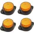 thumbnail image 1 of APSMOTIV 4 Pcs Amber LED End Outline Marker Light Decorative Side Indicator Flasher for Vehicles Perfect for Adding Style and Safety Truck Trailer Bus Caravan Tractor 24V CD;, 1 of 9
