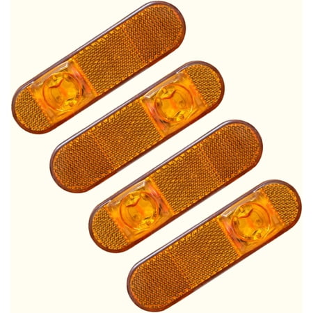 APSMOTIV 6PCS red LED Side Marker Clearance Lamp Heavy Truck Lighting led marker lights trailer 12V Waterproof Trailer Marker Light Red for semi trucks cargo Marker lights Universal Fit