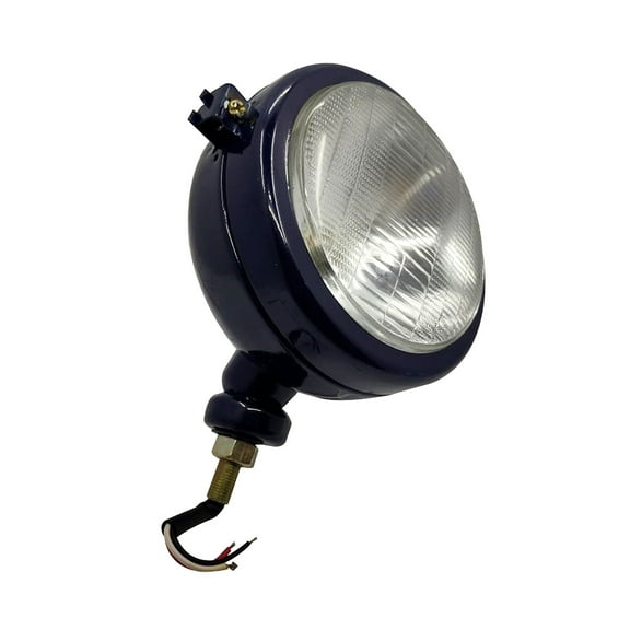 APSMOTIV Blue Headlights Assemblies with 12v Bulbs Competitive for David Brown 2000 3000 4000 5000 7000 Tractor 35 35x Dark Blue Head Lamp Set (Lh+Rh)Massey Ferguson 35 35X 65 765 | Case/IH Tractor B2