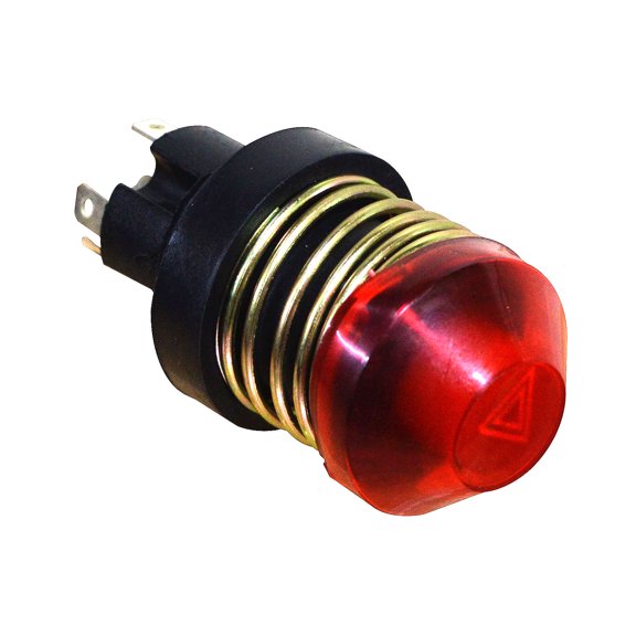 APSMOTIV Hazard Warning Light Switch with Spring Mount Push Button for Massey Ferguson Tractor