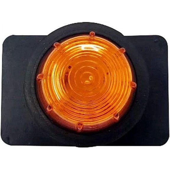 APSMOTIV LED Front Marker Assembly Set for Bus, Truck, Trailer and Universal Applications Set of 2 Pieces 24v (Amber)