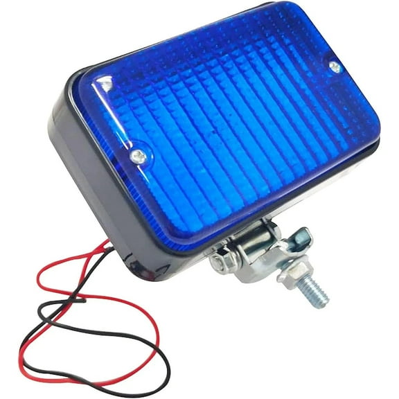 APSMOTIV LED Rear Front Fog Lamp Tail/Stop Lamp Light for Trucks Tractors Trailers Single Piece 12 Volts Blue Color