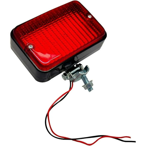 APSMOTIV LED Rear Front Fog Lamp Tail/Stop Lamp Light for Trucks Tractors Trailers Single Piece 12 Volts Red Color