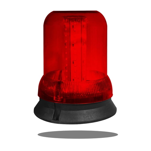 APSMOTIV Lite Green Super Bright LED Red Beacon Strobe Light Safety Warning Flashing Lamp Compatible Fit Mower, ATV, Trucks, Tractor, Golf Carts, UTV, UTV Cars and Buses (1)