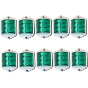 APSMOTIV RED LED Side Marker 10PCS Clearance Lamp Heavy Truck Lighting led marker lights trailer, 12V Waterproof Trailer Marker Light Red for semi trucks cargo Marker lights Universal Fit