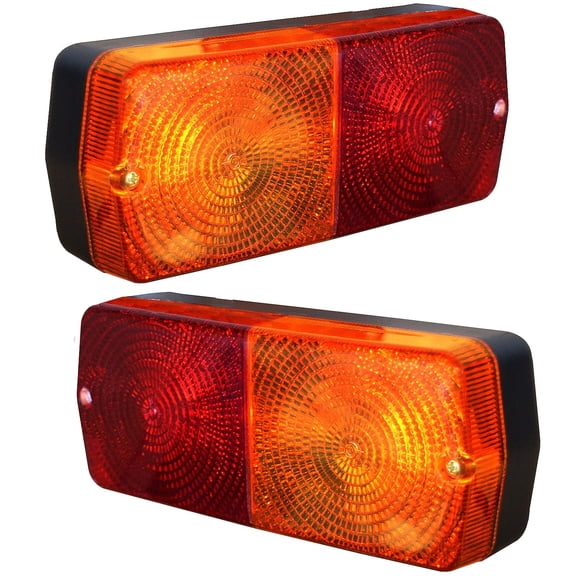 APSMOTIV Rear Combination Light Assembly Tail Lights combo 12v Bulbs Suitable for Massey Ferguson 200 Series 300 374 375E 394 390E