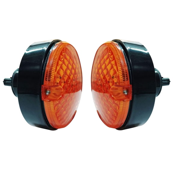 APSMOTIV Rear Tail Indicator Stop Light Set For Land Rover Defender AMR6526 - Amber