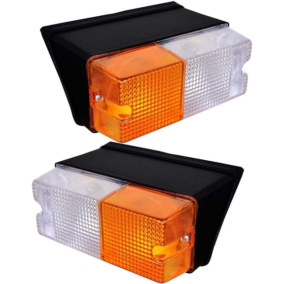 APSMOTIV turn signal assembly Lights Set for Farmtrac Tractor Sonalika Tractor Indofarm Tractor Standard Tractor and Deutz Fahr Tractor set with 12v bulb