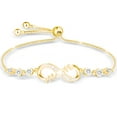 thumbnail image 1 of APSVO 18K Gold Plated Infinite Love Heart Mom Bracelets for Mom Mother Mama CZ April Birthstone Bracelet with CZ Crystal Birth Birthday Mother's Day Jewelry Gifts for Her, 1 of 5