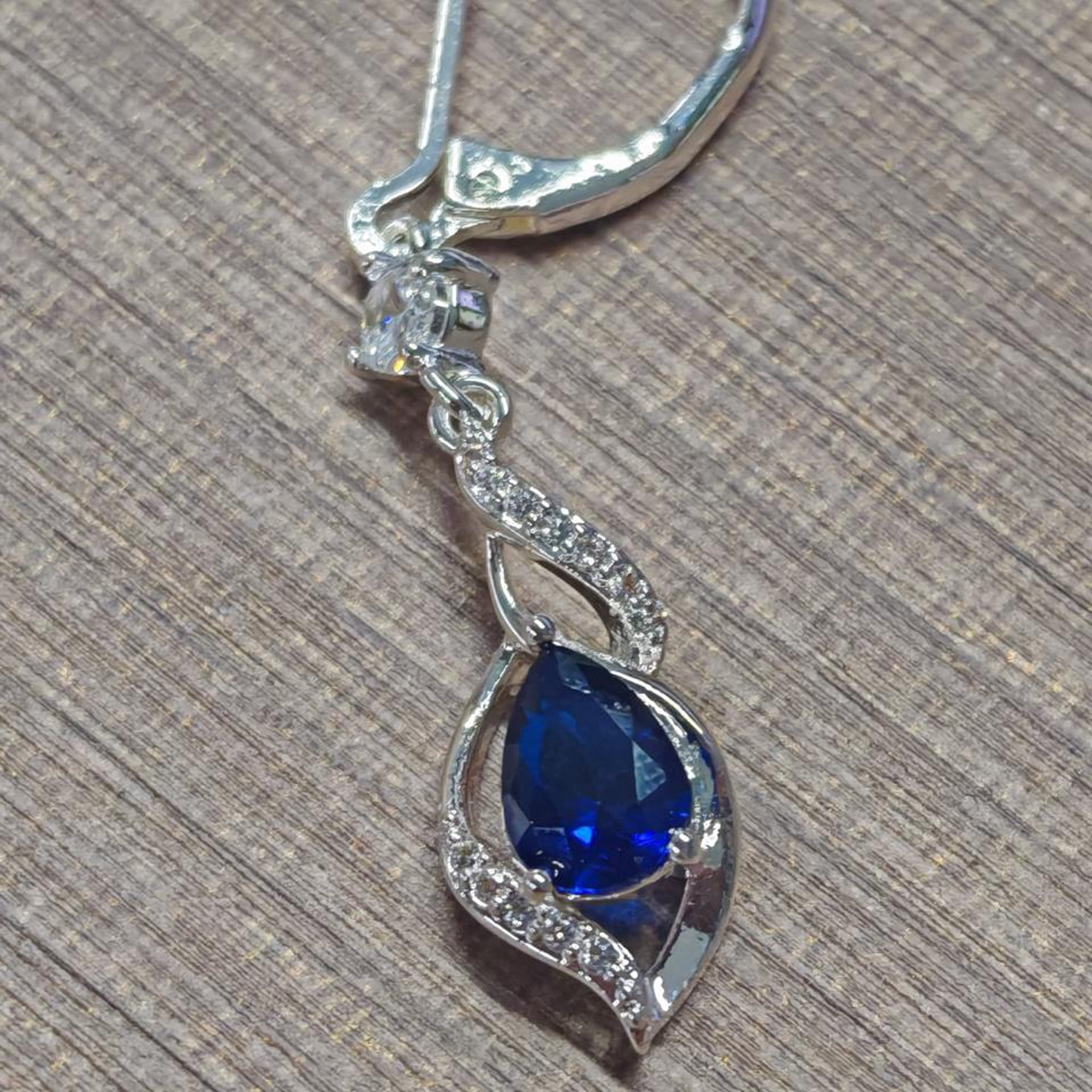 4 Pairs Valentine's Heart Drop Earrings For Women - Crystal Bead Dangle Earrings With Rhinestone & Love Letter Pendants