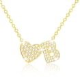thumbnail image 1 of APSVO 18K Gold Plated Love Heart Initial Necklaces for Women Girls CZ Letter B Pendant Chain Birthday Graduation Jewelry Gifts Teen Her Mom Girlfriend Wife Female Daughter Kids Age Ideas, 1 of 7