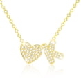 thumbnail image 1 of APSVO 18K Gold Plated Love Heart Initial Necklaces for Women Girls CZ Letter K Pendant Chain Birthday Graduation Jewelry Gifts Teen Her Mom Girlfriend Wife Female Daughter Kids Age Ideas, 1 of 7