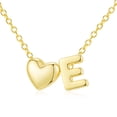 thumbnail image 1 of APSVO 18K Gold Plated Love Heart Initial Necklaces for Women Girls Letter E Pendant Chain Birthday Graduation Jewelry Gifts Teen Mom Her Wife Kids Female Lady Daughter Age Ideas, 1 of 6