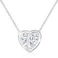 thumbnail image 1 of APSVO 925 Silver Plated Love Heart Initial Necklaces for Women CZ Letter F Pendant Chain Birthday Christmas Jewelry Gifts Teen Girls Stocking Stuffers Kids Age, 1 of 7