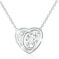 thumbnail image 1 of APSVO S925 Sterling Silver Plated Love Heart Initial Necklaces for Women Girls CZ Letter G Pendant Chain Birthday Birthday Graduation Jewelry Gifts Teen Her Mom Wife Adults Girlfriend Kids Age Ideas, 1 of 8