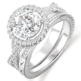 thumbnail image 1 of APSVO S925 Sterling Silver Plated Wedding Rings for Women CZ Eternity Promise Band Engagement Rings Set Birthday Mothers Day Jewelry Gifts Her Mom Girlfriend Wife Female Adults Ideas, 1 of 7