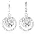 thumbnail image 1 of APSVO 18K White Gold Plated Drop Earrings for Women with S925 Sterling Silver Post Hypoallergenic Leverback Dangle Earrings Birthday Christmas Jewelry Gifts Teen Stocking Stuffers Adults Ideas, 1 of 7