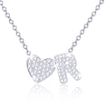 thumbnail image 1 of APSVO S925 Sterling Silver Plated Love Heart Initial Necklaces for Women Girls CZ Letter R Pendant Chain Birthday Graduation Jewelry Gifts Teen Her Mom Girlfriend Wife Kids Age Ideas, 1 of 7