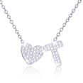 thumbnail image 1 of APSVO S925 Sterling Silver Plated Love Heart Initial Necklaces for Women Girls CZ Letter T Pendant Chain Birthday Graduation Jewelry Gifts Teen Her Mom Girlfriend Wife Kids Age Ideas, 1 of 7