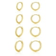 thumbnail image 1 of APSVO 4 Pairs 18K Gold Plated Hoop Earrings for Women Small Huggie Cartilage Post Hypoallergenic Earrings Set for Multiple Piercing Birthday Valentines Day Jewelry Gifts Her Teen Mom Adults Ideas, 1 of 5