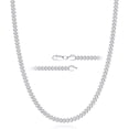 thumbnail image 1 of APSVO 925 Silver Plated Chains for Men Women 3mm/5mm/8mm Cuban Curb Link Necklace Fashion Stuff Birthday Christmas Jewelry Gifts Teen Boys Girls Stocking Stuffers Kids 16/18/20/22/24/26/28 Inch, 1 of 7
