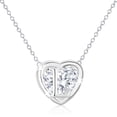 thumbnail image 1 of APSVO 925 Silver Plated Love Heart Initial Necklaces for Women CZ Letter L Pendant Chain Birthday Christmas Jewelry Gifts Teen Girls Stocking Stuffers Kids Age, 1 of 7