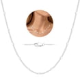 thumbnail image 1 of APSVO S925 Sterling Silver Plated Chains for Women 1.5mm/2mm Non-tarnish Necklace Birthday Graduation Prom Jewelry Gifts Teen Mom Female Lady Adult Wife Her Age Ideas 16/18/20/22 Inch, 1 of 7