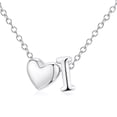 thumbnail image 1 of APSVO S925 Sterling Silver Plated Love Heart Initial Necklaces for Women Girls Letter I Pendant Chain Birthday Graduation Jewelry Gifts Teen Mom Her Wife Kids Age Ideas, 1 of 6