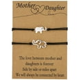 thumbnail image 1 of APSVO 18K White Gold Plated Elephant Mother Daughter Bracelet Matching Jewelry Set for Women Mom Mommy Grandma Granddaughter fashion Accessories Stuff Age Birthday Mother's Day Jewelry Gifts, 1 of 6