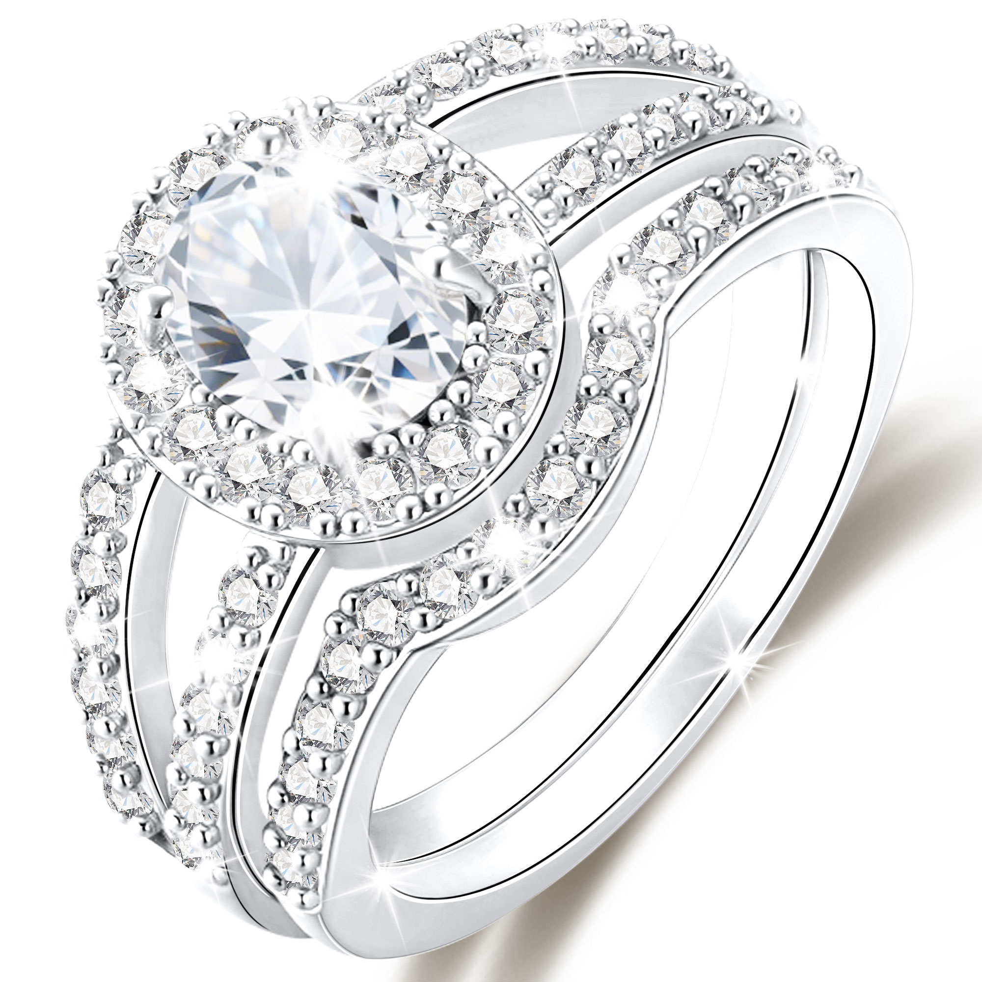 Heart Promise Ring Custom Wedding Engagement Rings For Her Size 5-11