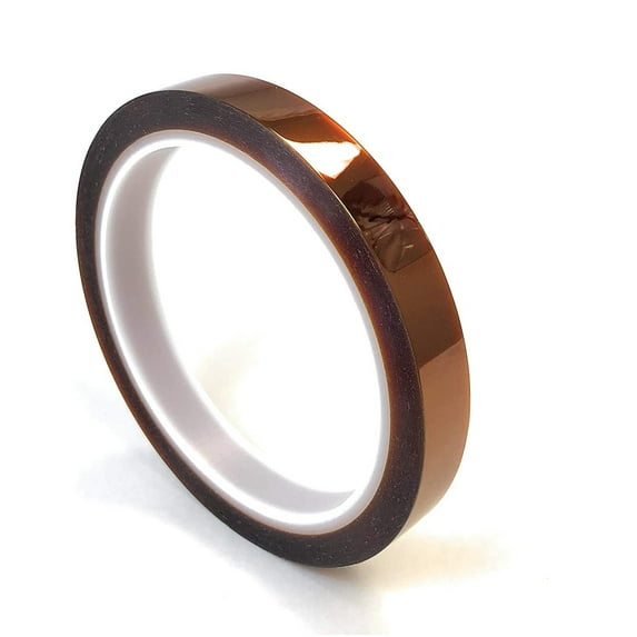 APT, 1 mil Thick Polyimide Adhesive Tape, HighTemperature and Heat Tape, for Masking, Soldering, Electrical, 3D Printer Application. (10mm x 36Yds)
