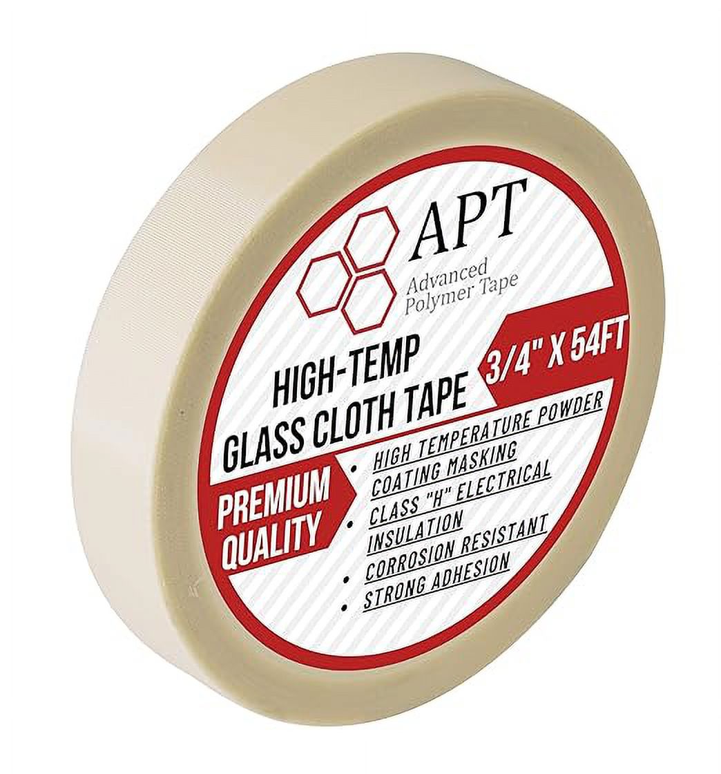 APT Glass Cloth Electrical Tape, High Temperature Masking Tape, 260°C