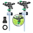 APT Pulsating Impact Sprinklers for Yard, Lawn & Garden, 80 to 5800 Ft