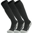 thumbnail image 1 of APTESOL Knee High Soccer Socks Team Sport Cushion Socks for Boys Girls Men Women [3-Pair Black,M], 1 of 7