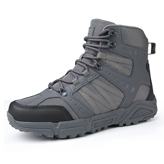 APTESOL Men's Outdoor Sport Hiking Boots, High-Top Anti-Slip Breathable Trekking Shoes