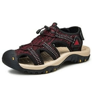 APTESOL Mens Sports Sandals Breathable Mesh Outdoor Beach Shoes