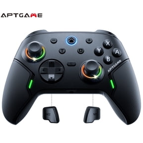 APTGAME Wireless Controller for Switch/Lite/OLED/Switch 2/PC/Android/iOS Bluetooth Controller, Hall Joysticks/Trigger,1000Hz Polling Rate, Turbo, Dual Vibration and Screenshot Function,Ergonomic