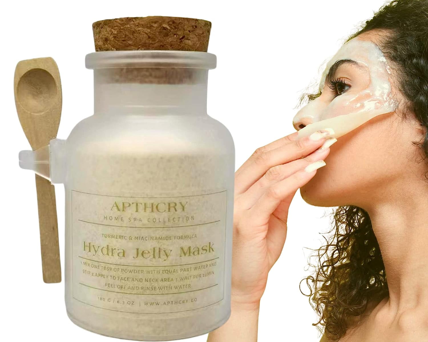 APTHCRY Hydra Jelly Mask Premium Peel Off Turmeric & Nacinamte