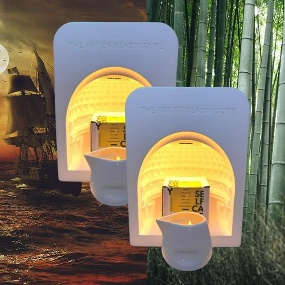 APTHCRY Massage Oil Candle | Moisturizing Body Oil Candle for Couples and Home Spa | Sensual Kama Sutra Aromatherapy Candle for Intimacy & Relaxing | 2 Pack - Pirate's Ride & Lost Bamboo Forest