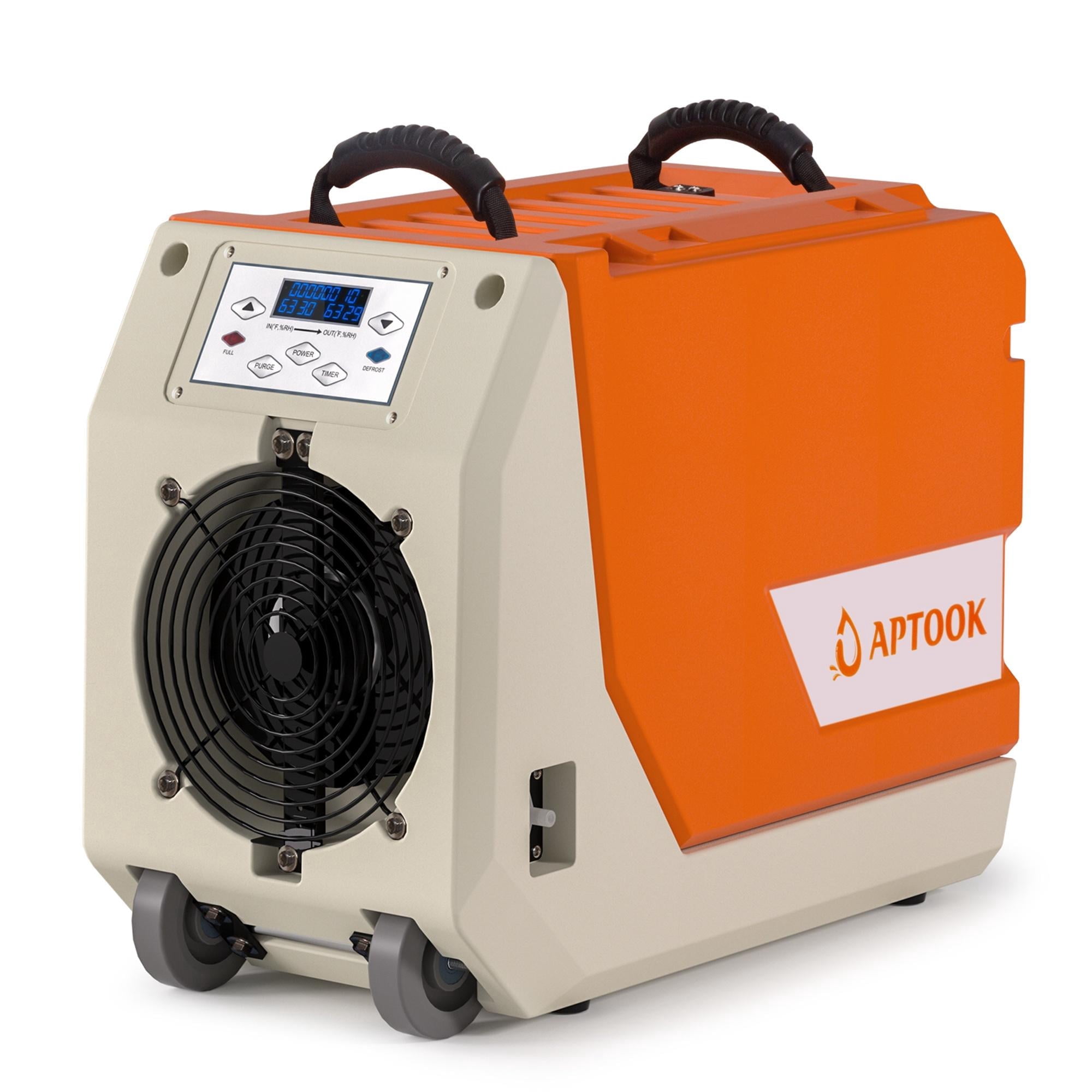 APTOOK 230 Pint Commercial Dehumidifier with Pump, Industrial Dehumidifier for Large Basement, Garage and Warehouse, with 24ft Drain Hose, up to 6,000 sq ft.
