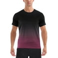 thumbnail image 1 of APTRO Men's and Big Men's Athletic Core T-Shirt Quick Dry Moisture Wicking Short Sleeve Shirt Workout Running T-Shirt Gradient Wine Red,Sizes S-3XL, 1 of 7