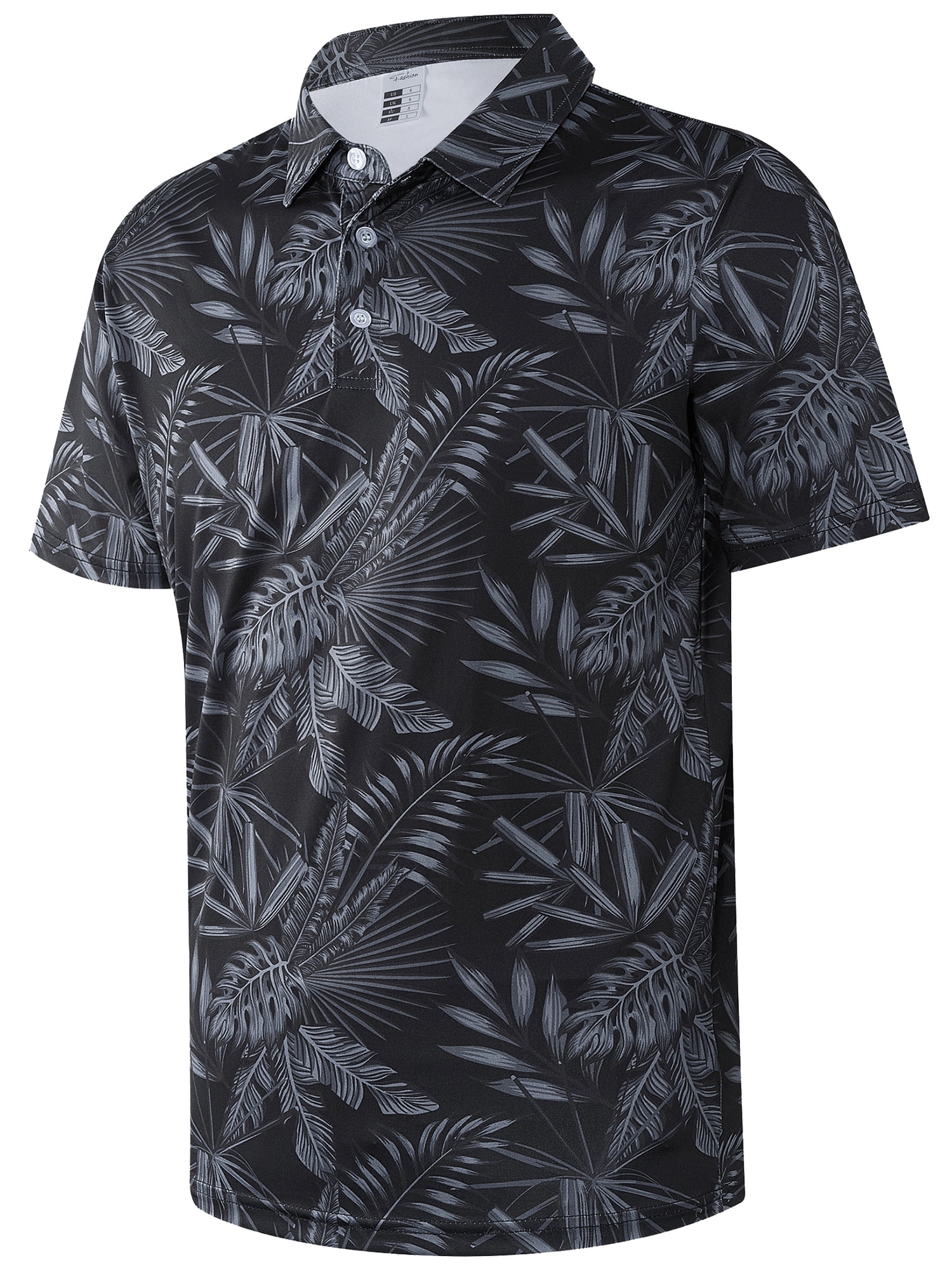 APTRO Mens Golf Shirt Short Sleeve Polo Shirt Dry Fit Printed ...