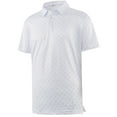 thumbnail image 1 of APTRO Mens Golf Shirt Short Sleeve Floral Polo Shirt Dry Fit Printed Performance Moisture Wicking Collared Polo Shirt Plane White MPO107 M, 1 of 1