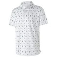 thumbnail image 1 of APTRO Mens Golf Shirt Short Sleeve Floral Polo Shirt Dry Fit Printed Performance Moisture Wicking Collared Polo Shirt White MPO31 XL, 1 of 7