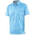 thumbnail image 1 of APTRO Mens Golf Shirt Hawaiian Polo Shirt Short Sleeve Dry Fit Performance Moisture Wicking Collared Polo Shirt Light Blue 050 3XL, 1 of 7