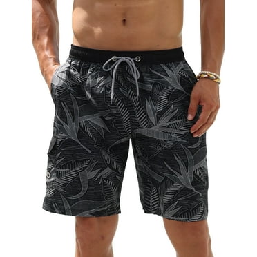 APTRO Mens Swim Trunks 9'' Mesh Liner Quick Dry Swim Shorts Board Shorts Bathing Suit Swimsuit Summer Beach Shorts Black02 MK370 M