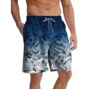 APTRO Mens Swim Trunks 9'' Mesh Liner Quick Dry Swim Shorts Board Shorts Bathing Suit Swimsuit Summer Beach Shorts Blue01 MK307 M