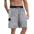 thumbnail image 1 of APTRO Mens Swim Trunks 9'' Mesh Liner Quick Dry Swim Shorts Board Shorts Bathing Suit Swimsuit Summer Beach Shorts Gray MK36 L, 1 of 10