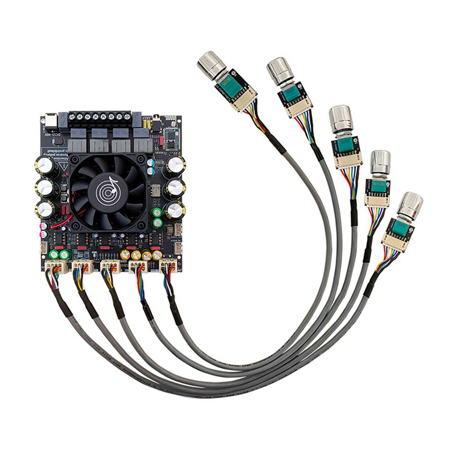 -APTX2 TPA3223 2.1 Channel Sound Power Amplifier Board 200W+200W+400W Bluetooth Subwoofer Audio Amp Module A